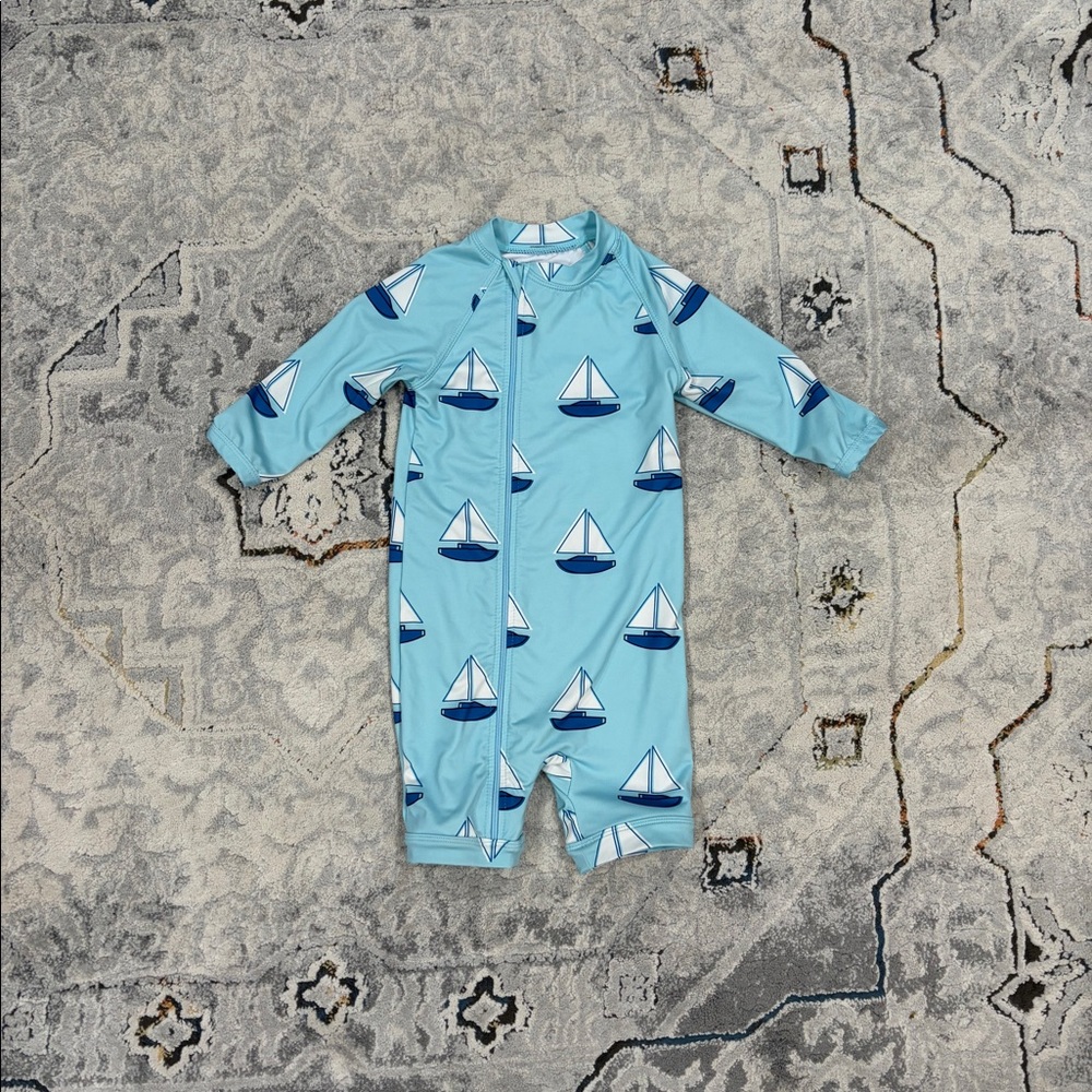 Monica and Andy rash guard swim suit, 9-12 months